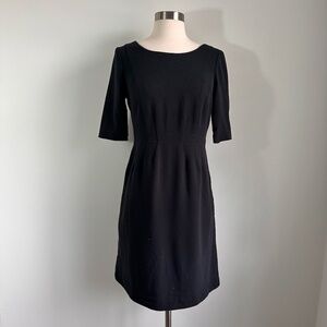 GAP Solid Black Dress Size 4